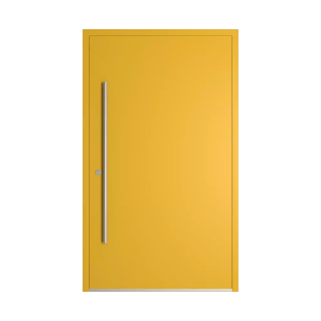 RAL 1012 Lemon yellow entry-doors models-of-door-fillings dindecor 6011-pvc  