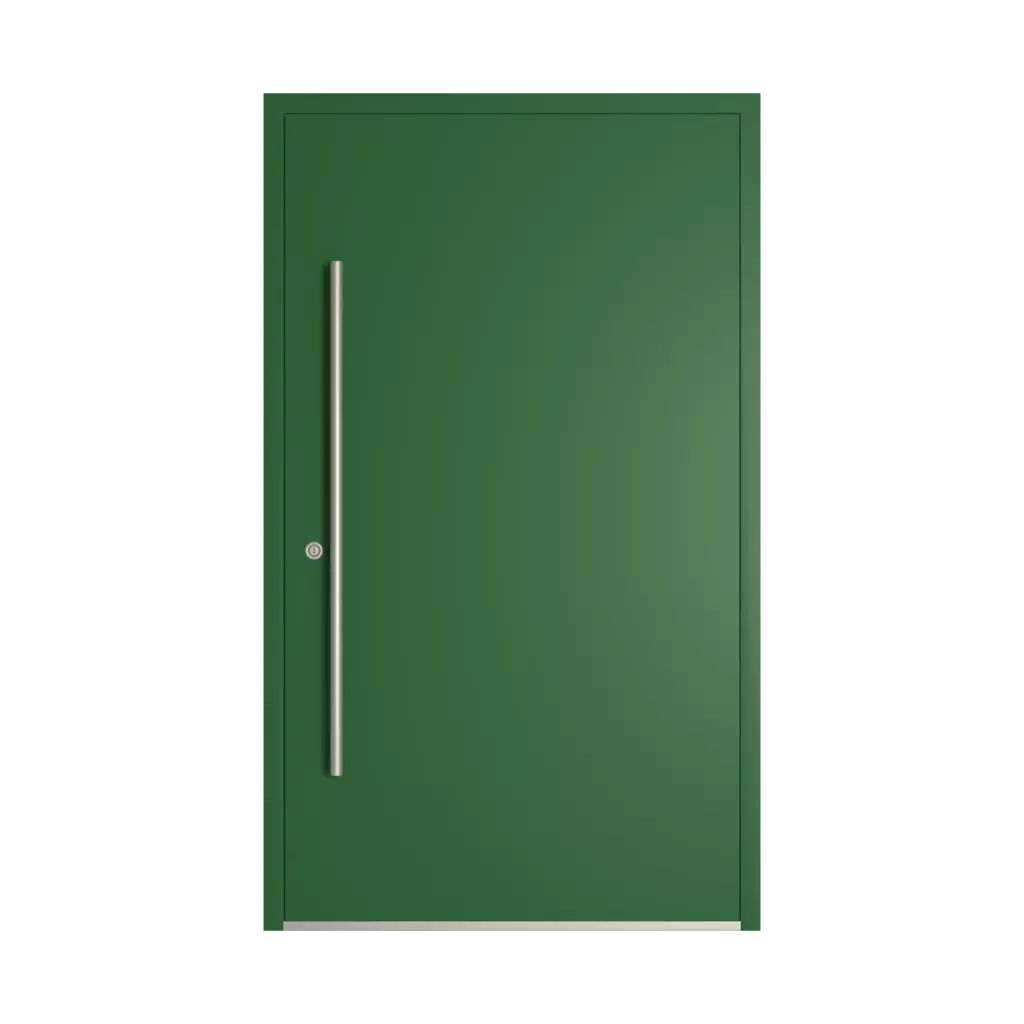 RAL 6002 Leaf green entry-doors models-of-door-fillings dindecor 6011-pvc  