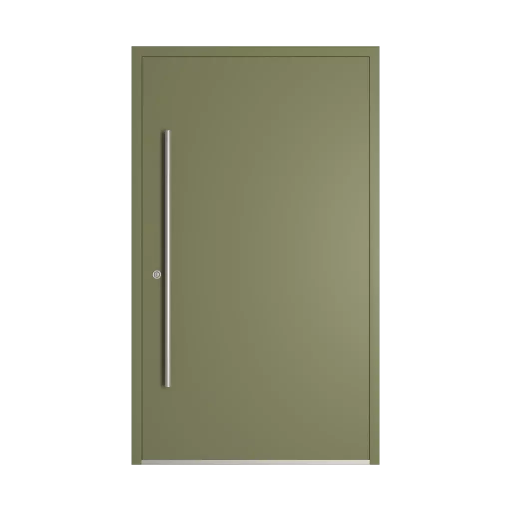 RAL 6013 Reed green entry-doors models-of-door-fillings cdm model-16  