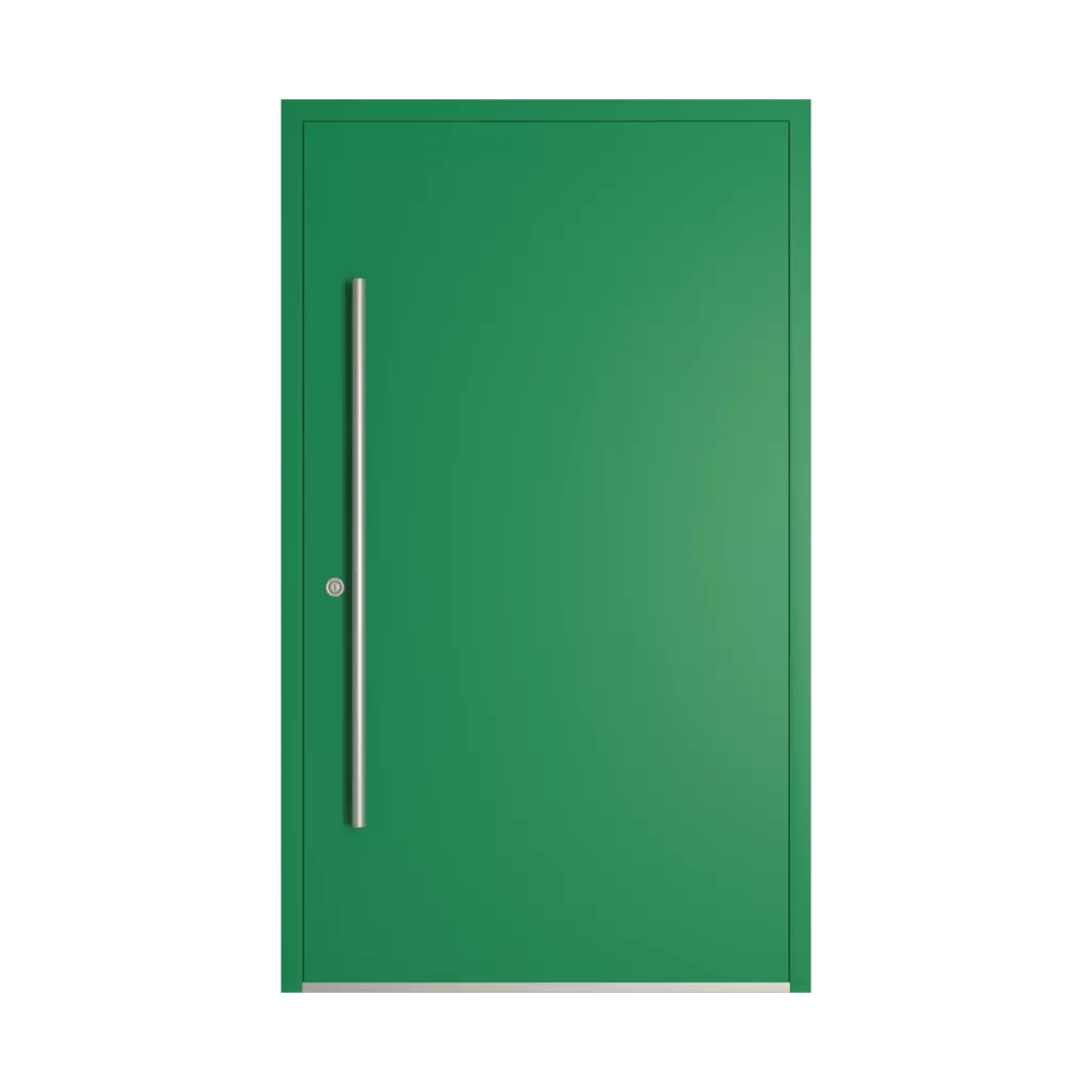 RAL 6024 traffic green entry-doors models-of-door-fillings dindecor 6034-pvc  