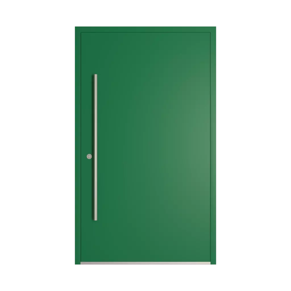 RAL 6029 Mint green entry-doors models-of-door-fillings dindecor 6011-pvc  