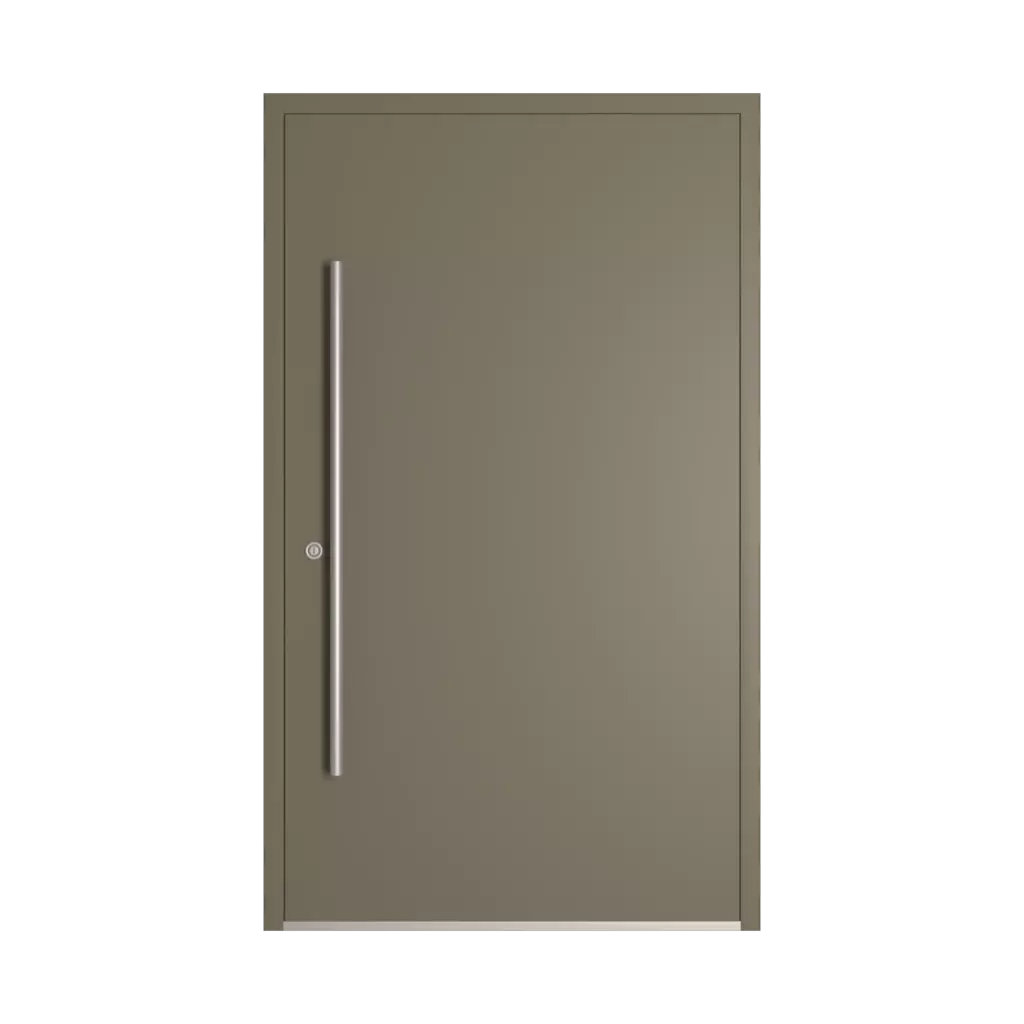 RAL 7006 Beige grey entry-doors models-of-door-fillings dindecor 6034-pvc  
