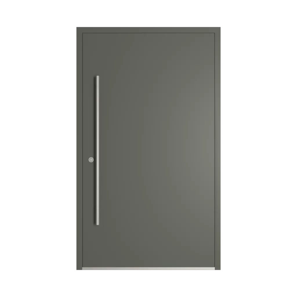 RAL 7009 Green grey entry-doors models-of-door-fillings cdm model-16  