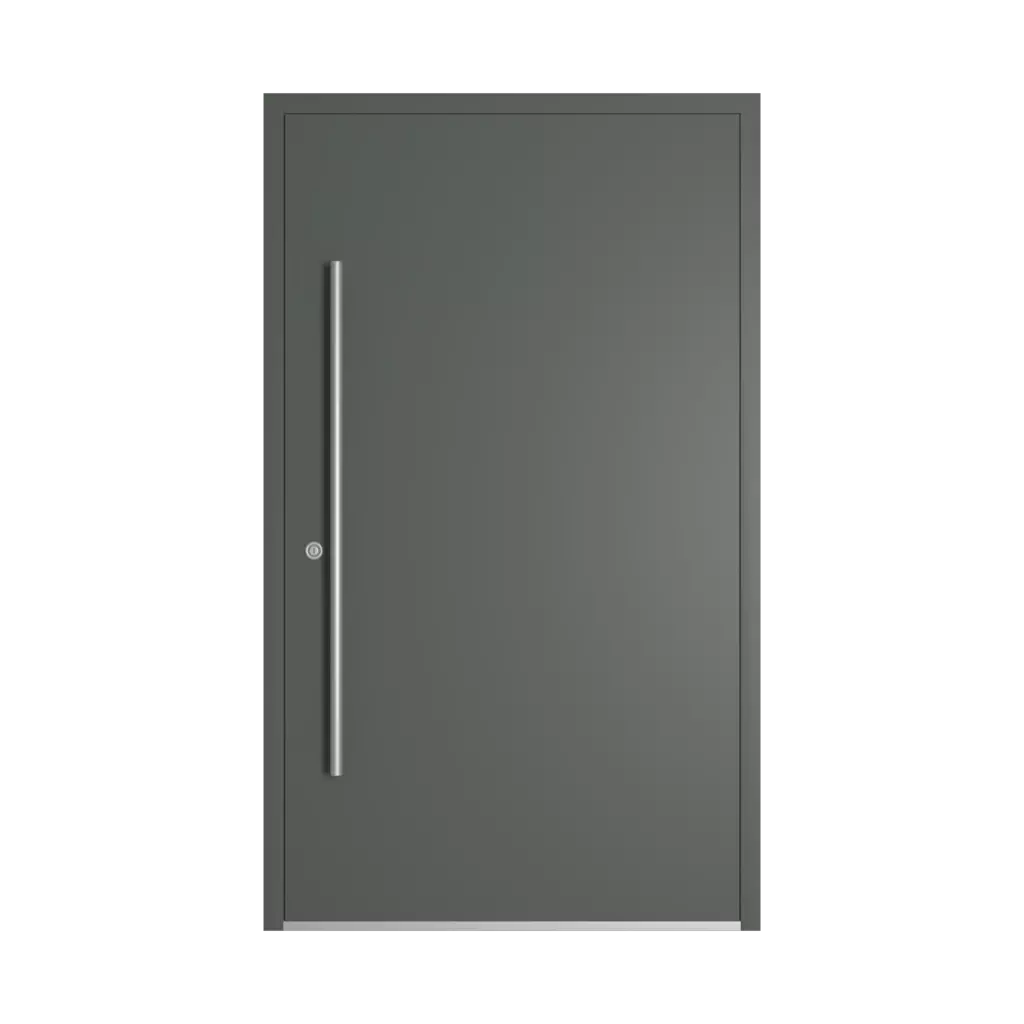 RAL 7010 Tarpaulin grey entry-doors models-of-door-fillings dindecor 6011-pvc  