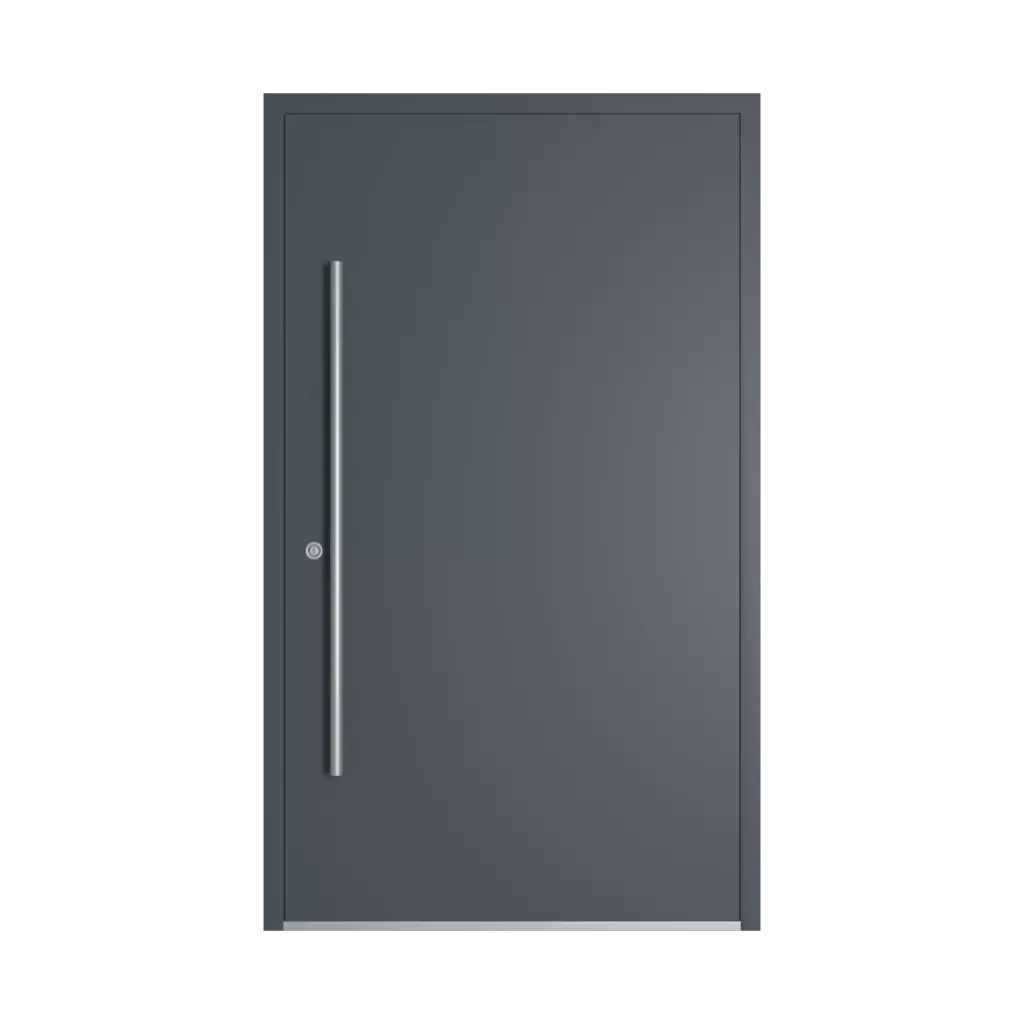 RAL 7015 Slate grey entry-doors models-of-door-fillings dindecor 6034-pvc  