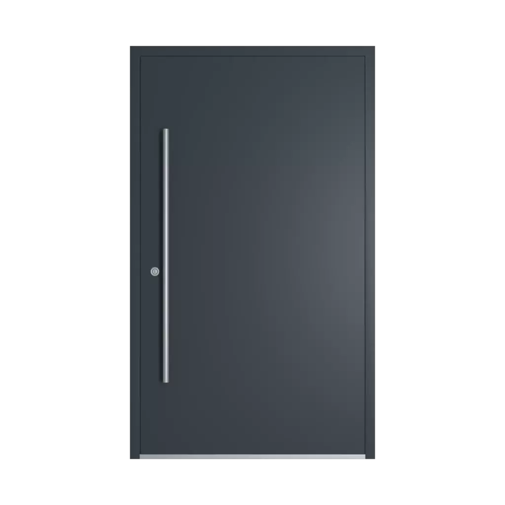 RAL 7016 Anthracite grey entry-doors models-of-door-fillings dindecor 6034-pvc  