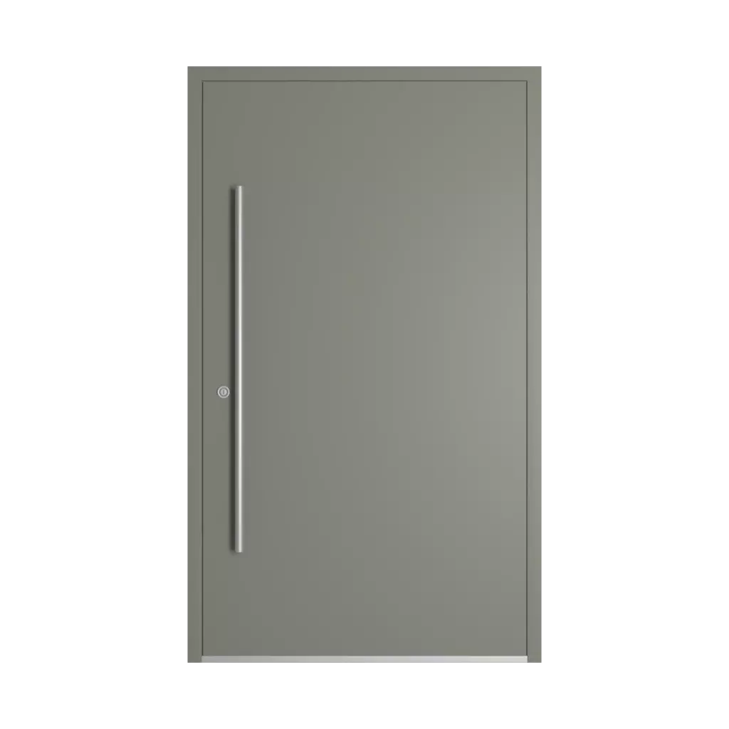 RAL 7023 Concrete grey entry-doors models-of-door-fillings dindecor 6034-pvc  