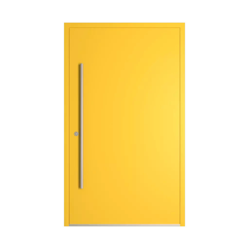 RAL 1018 Zinc yellow entry-doors models-of-door-fillings dindecor 6034-pvc  