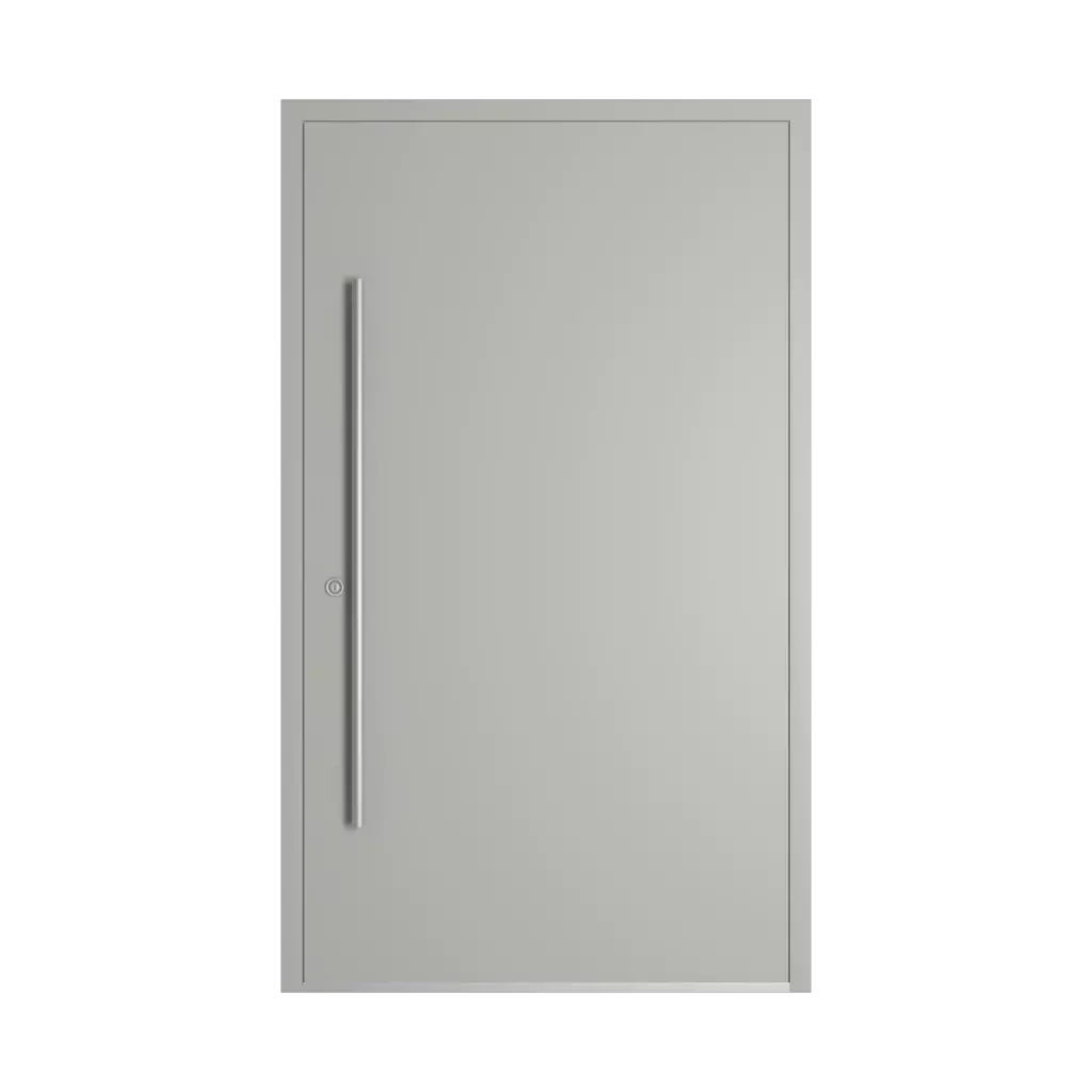 RAL 7038 Agate grey entry-doors models-of-door-fillings dindecor 6034-pvc  