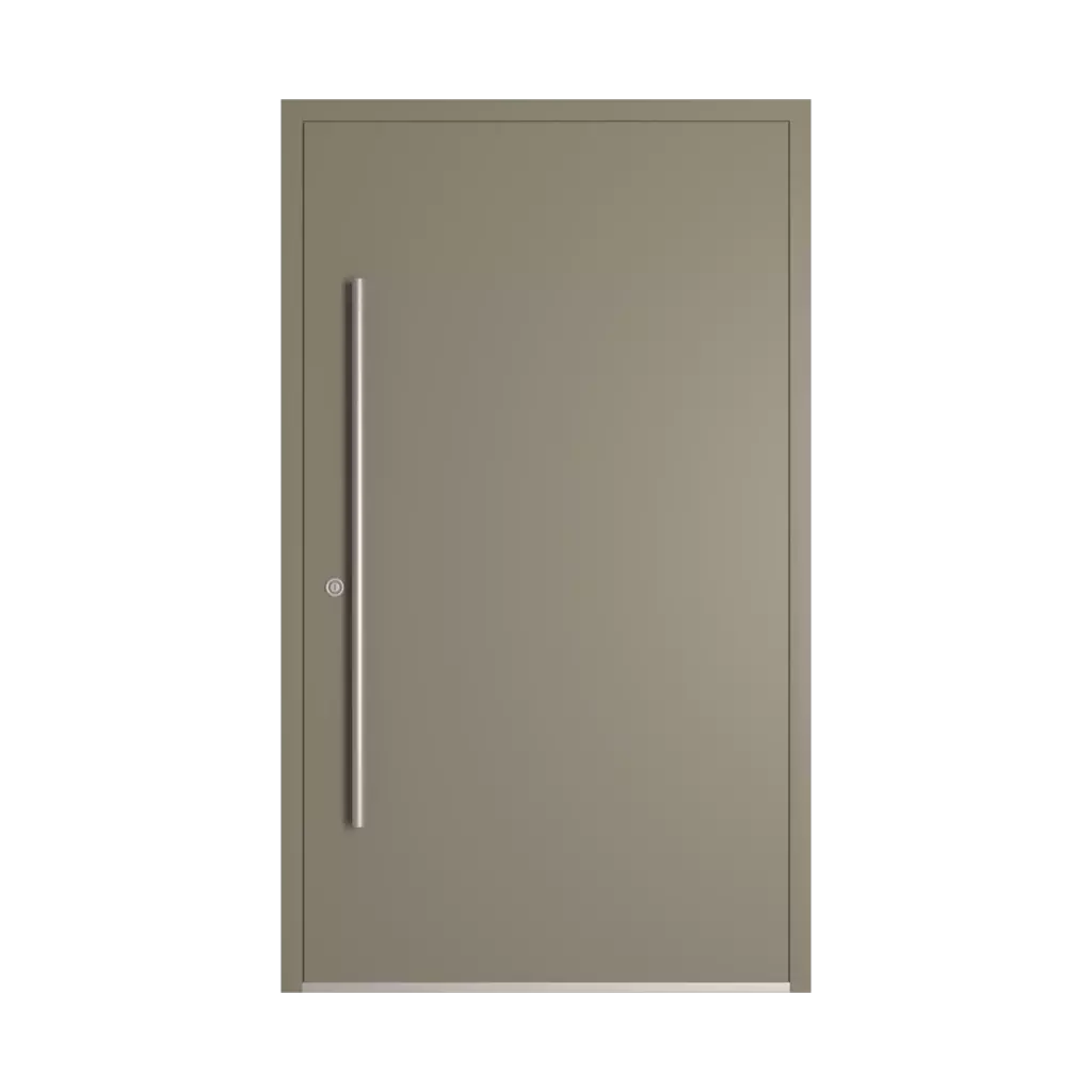 RAL 7048 Pearl mouse grey entry-doors models-of-door-fillings dindecor 6011-pvc  