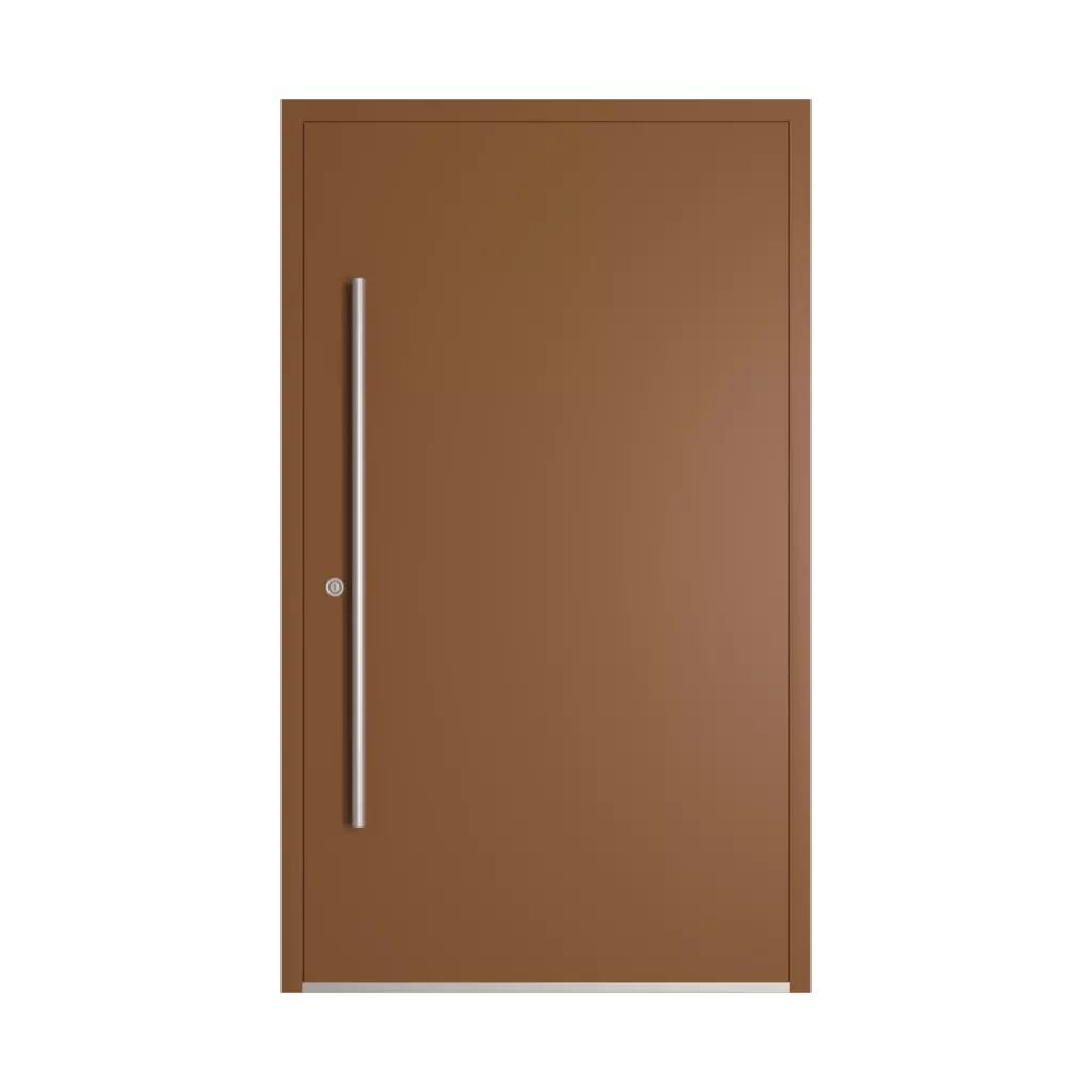 RAL 8003 Clay brown entry-doors models-of-door-fillings dindecor 6034-pvc  