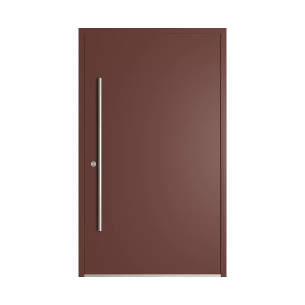 RAL 8015 Chestnut brown entry-doors models-of-door-fillings dindecor cl12  