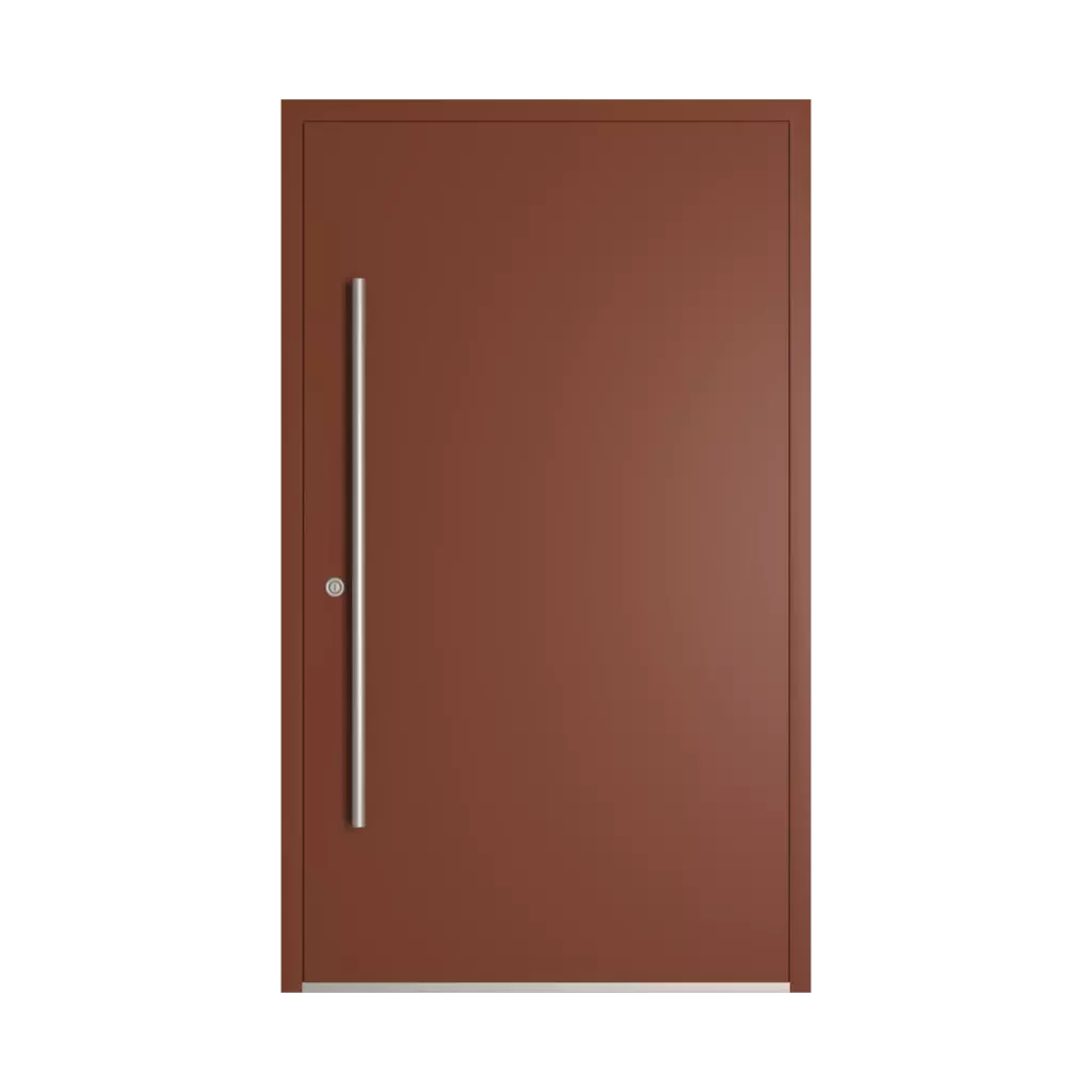 RAL 8029 Pearl copper entry-doors models-of-door-fillings dindecor 6011-pvc  