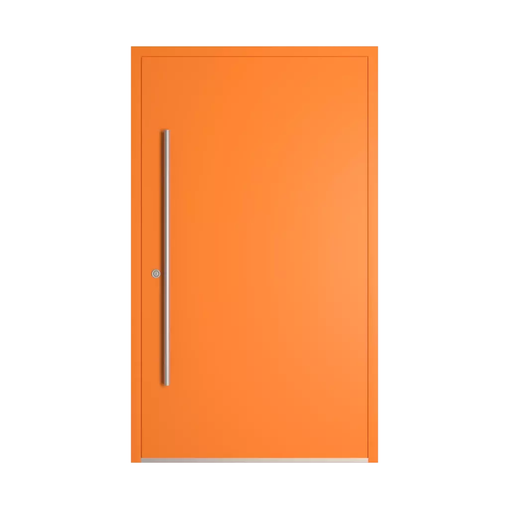 RAL 2003 Pastel orange entry-doors models-of-door-fillings dindecor 6011-pvc  