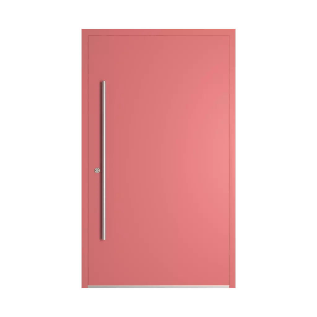 RAL 3014 Antique pink entry-doors models-of-door-fillings dindecor 6011-pvc  