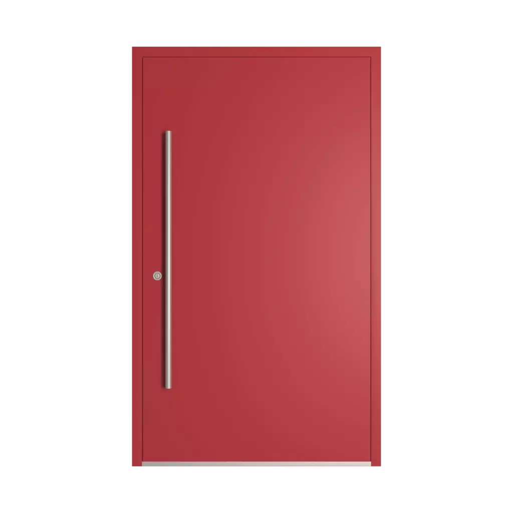 RAL 3031 Orient red entry-doors models-of-door-fillings dindecor 6034-pvc  