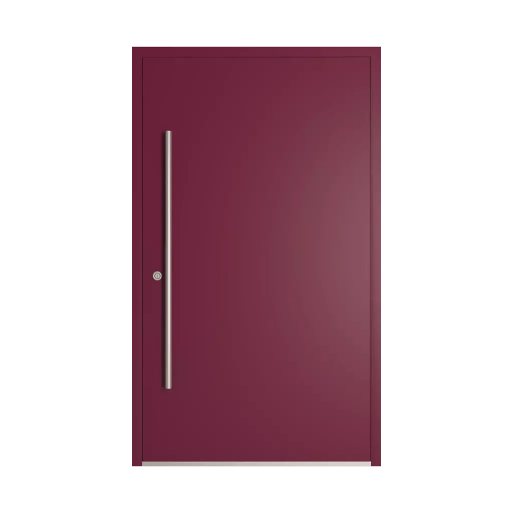 RAL 4004 Claret violet entry-doors models-of-door-fillings dindecor 6034-pvc  