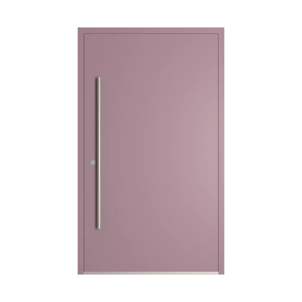 RAL 4009 Pastel violet entry-doors models-of-door-fillings dindecor 6011-pvc  