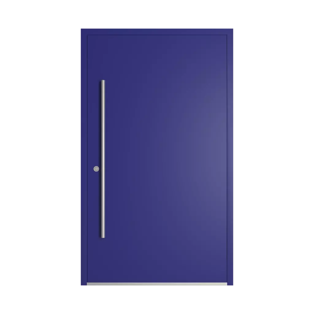 RAL 5002 Ultramarine blue entry-doors models-of-door-fillings dindecor 6034-pvc  