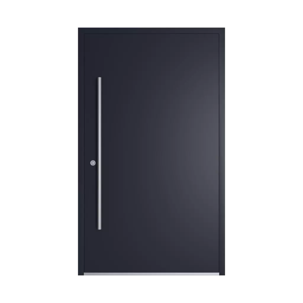 RAL 5004 Black blue entry-doors models-of-door-fillings dindecor cl12  