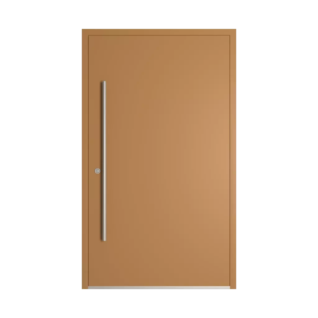 RAL 1011 Brown beige entry-doors models-of-door-fillings dindecor 6034-pvc  
