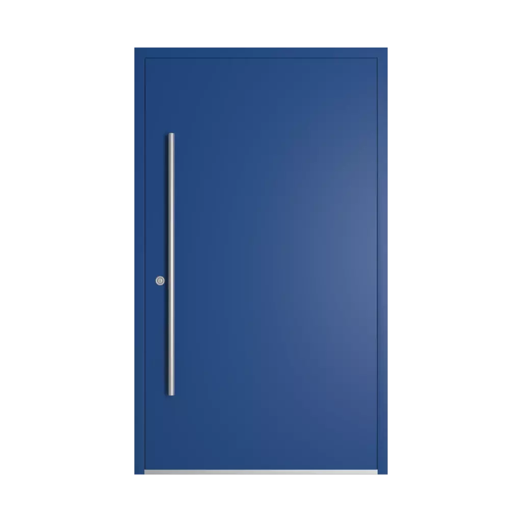 RAL 5010 Gentian blue entry-doors models-of-door-fillings dindecor 6034-pvc  