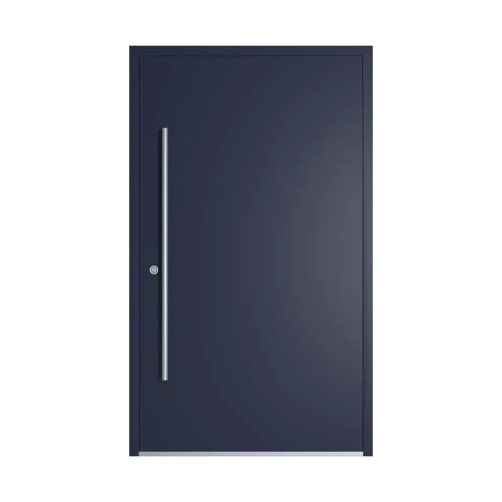 RAL 5011 Steel blue entry-doors models-of-door-fillings dindecor cl12  