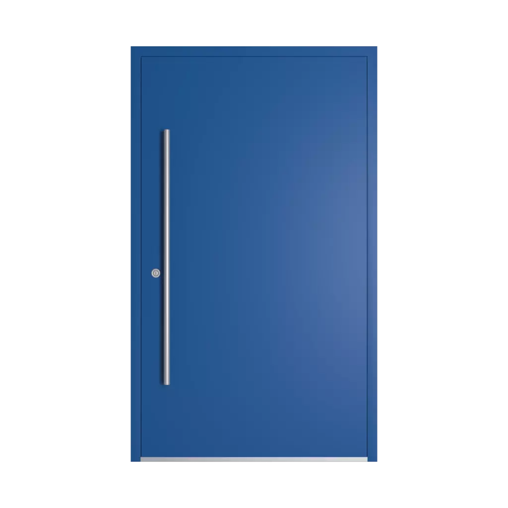 RAL 5017 Traffic blue entry-doors models-of-door-fillings dindecor 6034-pvc  