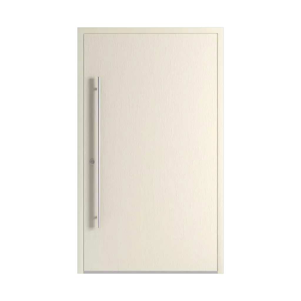 Creamy entry-doors models-of-door-fillings dindecor 6011-pvc  