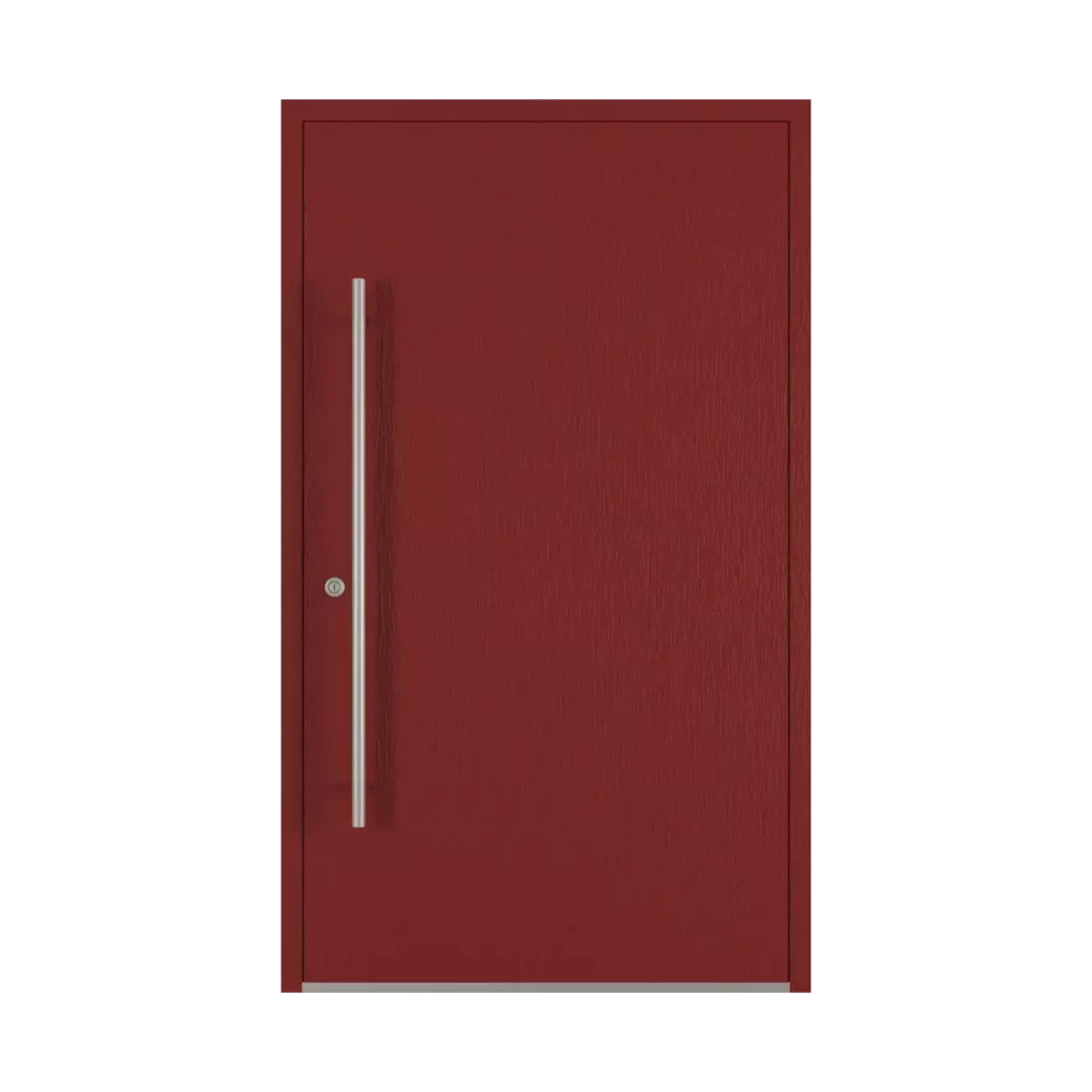 Dark red entry-doors models-of-door-fillings dindecor cl12  