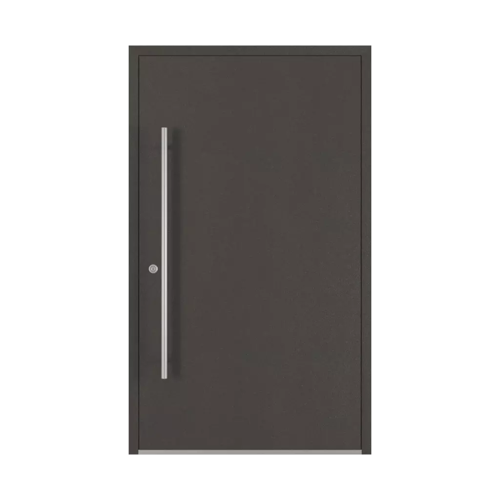 Umber gray aludec entry-doors models-of-door-fillings dindecor cl12  