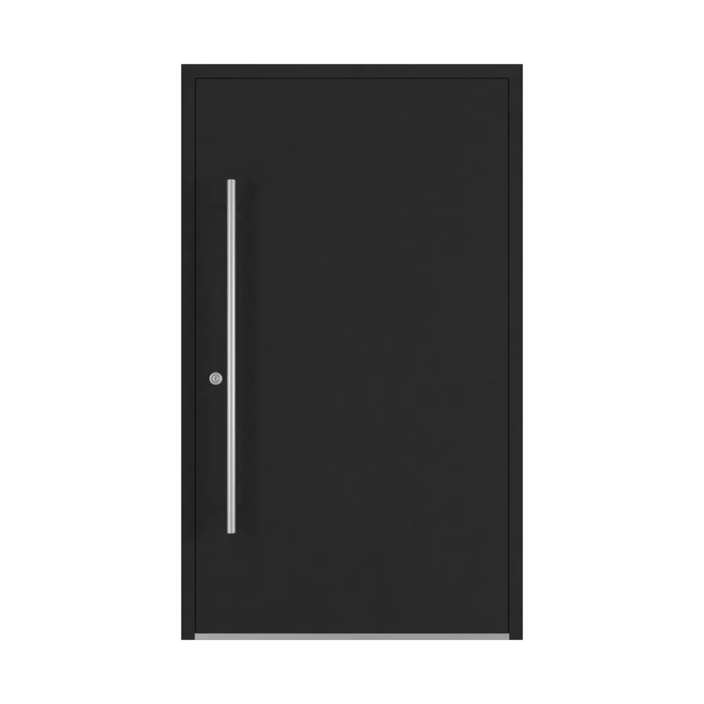 Dark graphite entry-doors models-of-door-fillings dindecor cl12  