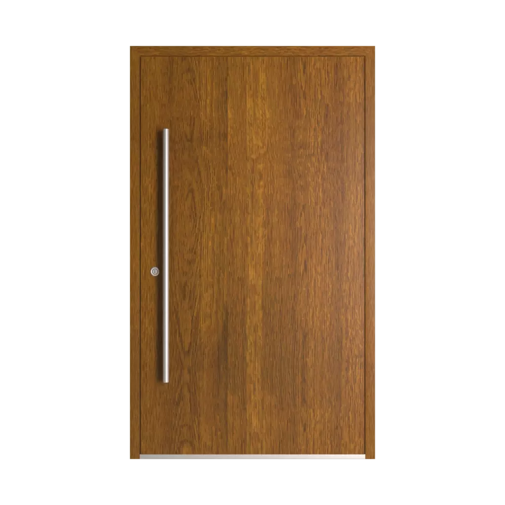 Golden oak ✨ entry-doors models-of-door-fillings dindecor 6011-pvc  