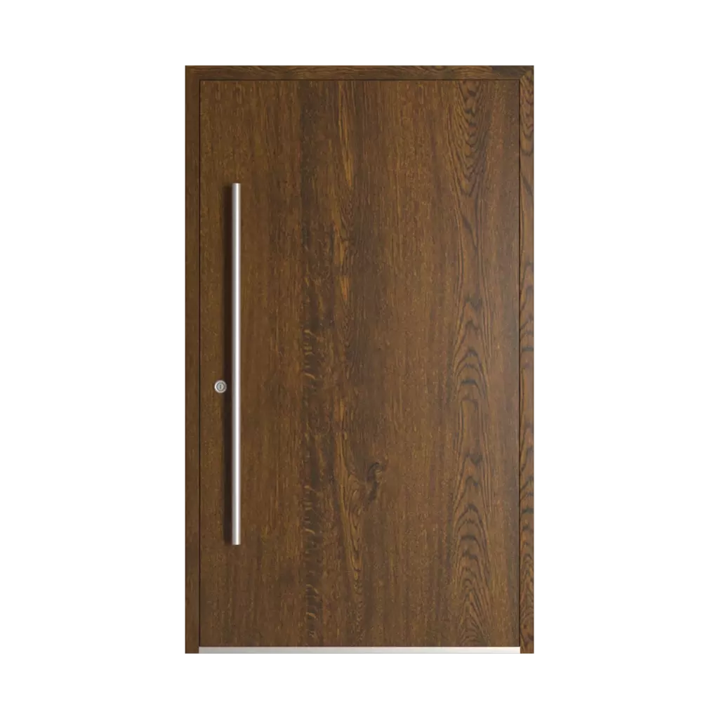 Walnut ✨ entry-doors models-of-door-fillings dindecor 6011-pvc  