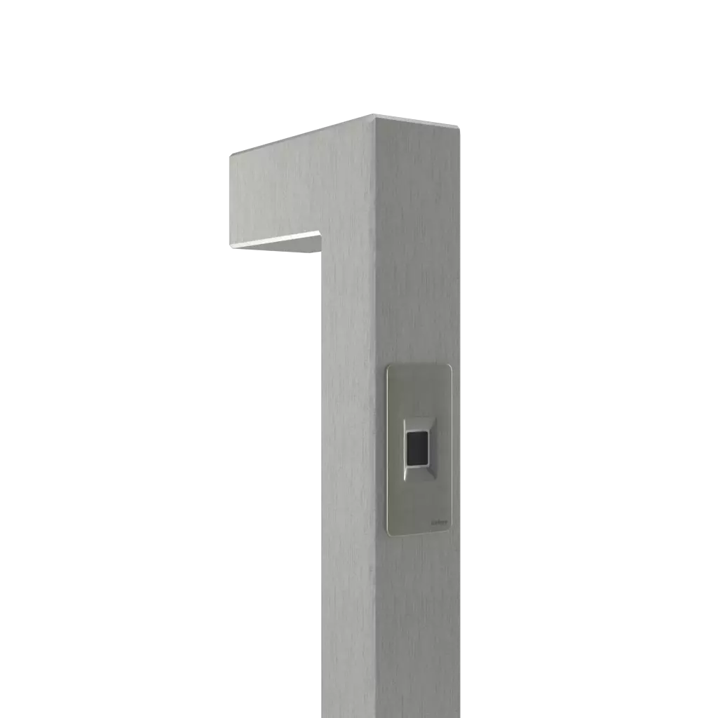 Fingerprint reader entry-doors models-of-door-fillings dindecor sk02-beton