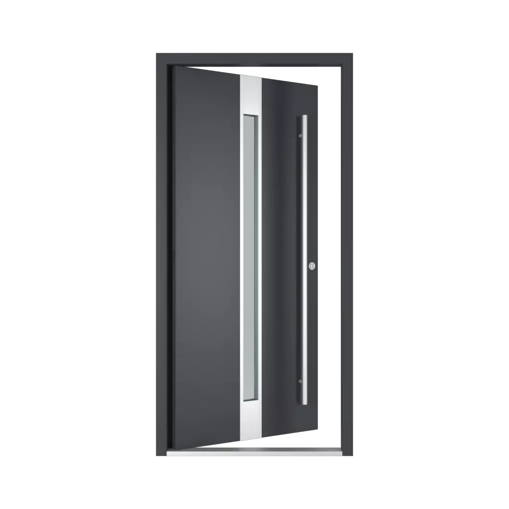 The right one opens inwards entry-doors models-of-door-fillings dindecor cl12  