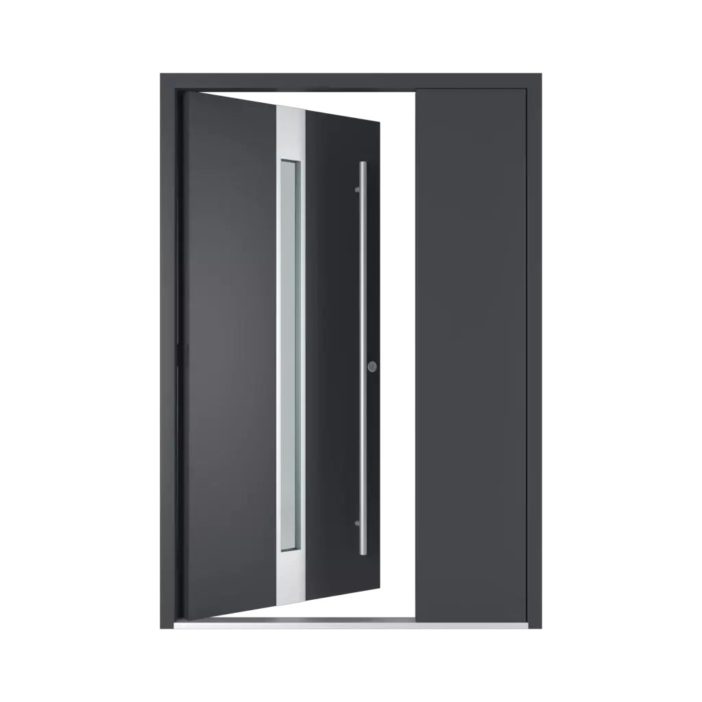 The right one opens inwards entry-doors models-of-door-fillings dindecor cl12  