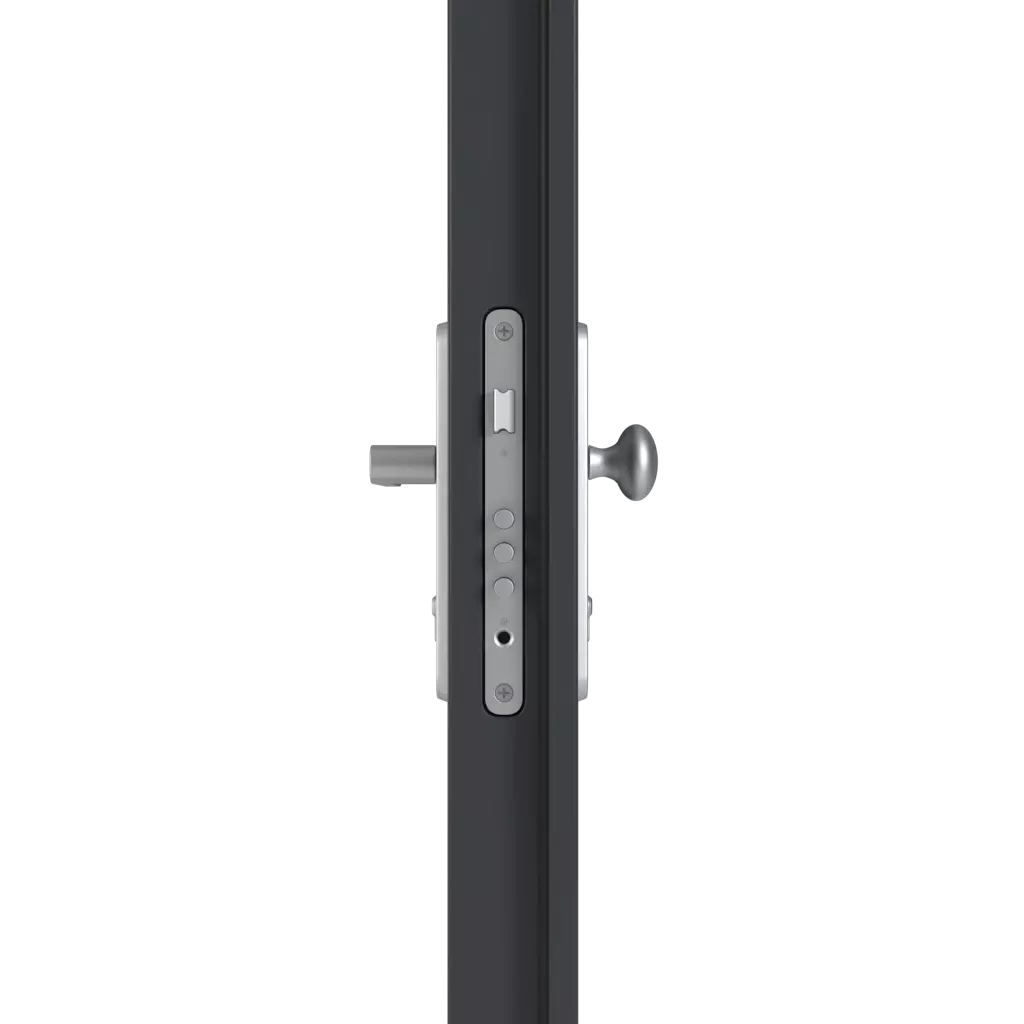 Door knob/handle entry-doors models-of-door-fillings dindecor 6034-pvc  