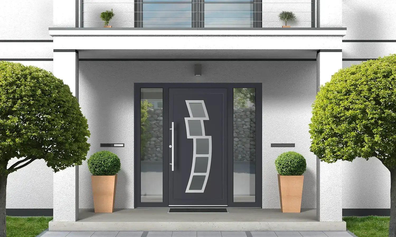 6021 PVC entry-doors models-of-door-fillings dindecor 6021-pvc  