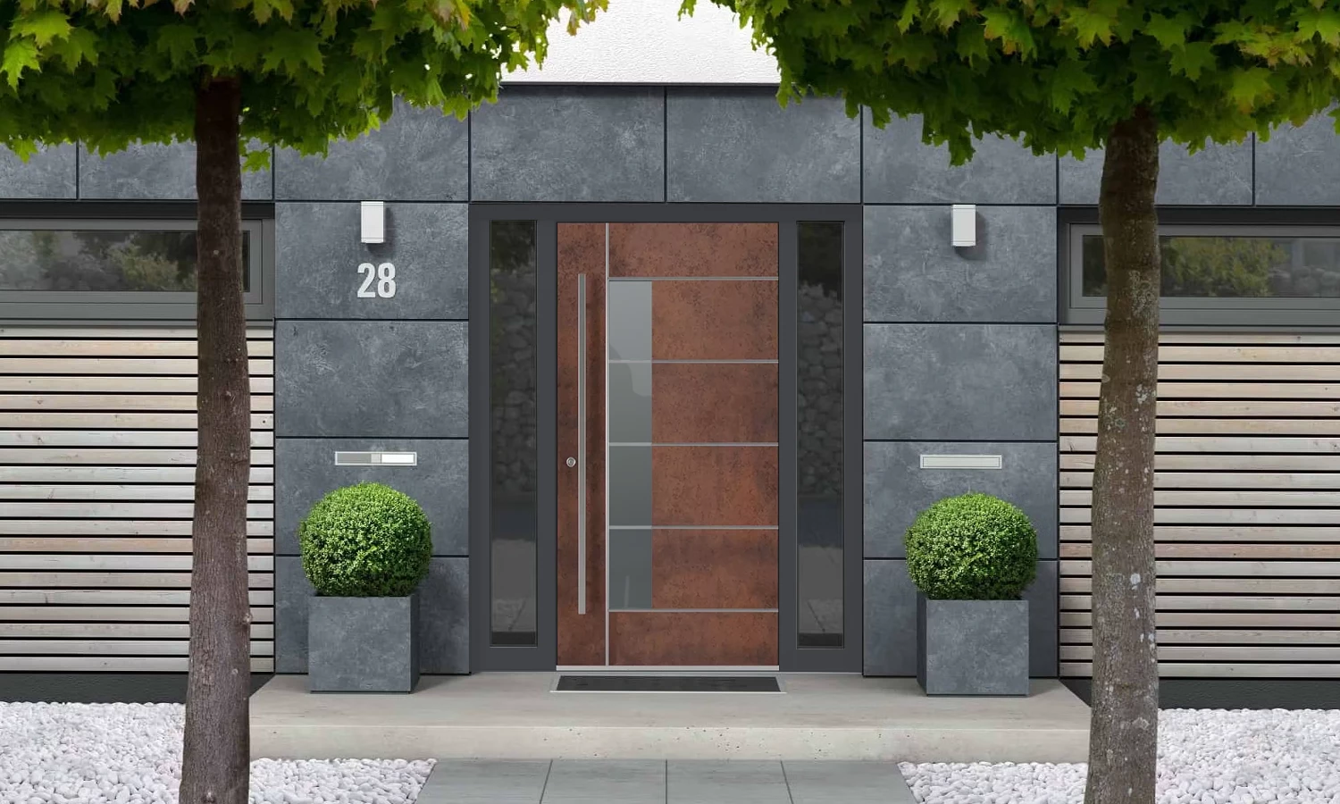 SK04 Corten 🏆 entry-doors models-of-door-fillings dindecor sk04-corten  