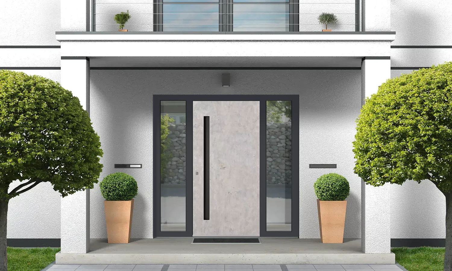 SK06 Beton 🏆 entry-doors models-of-door-fillings dindecor sk06-beton  