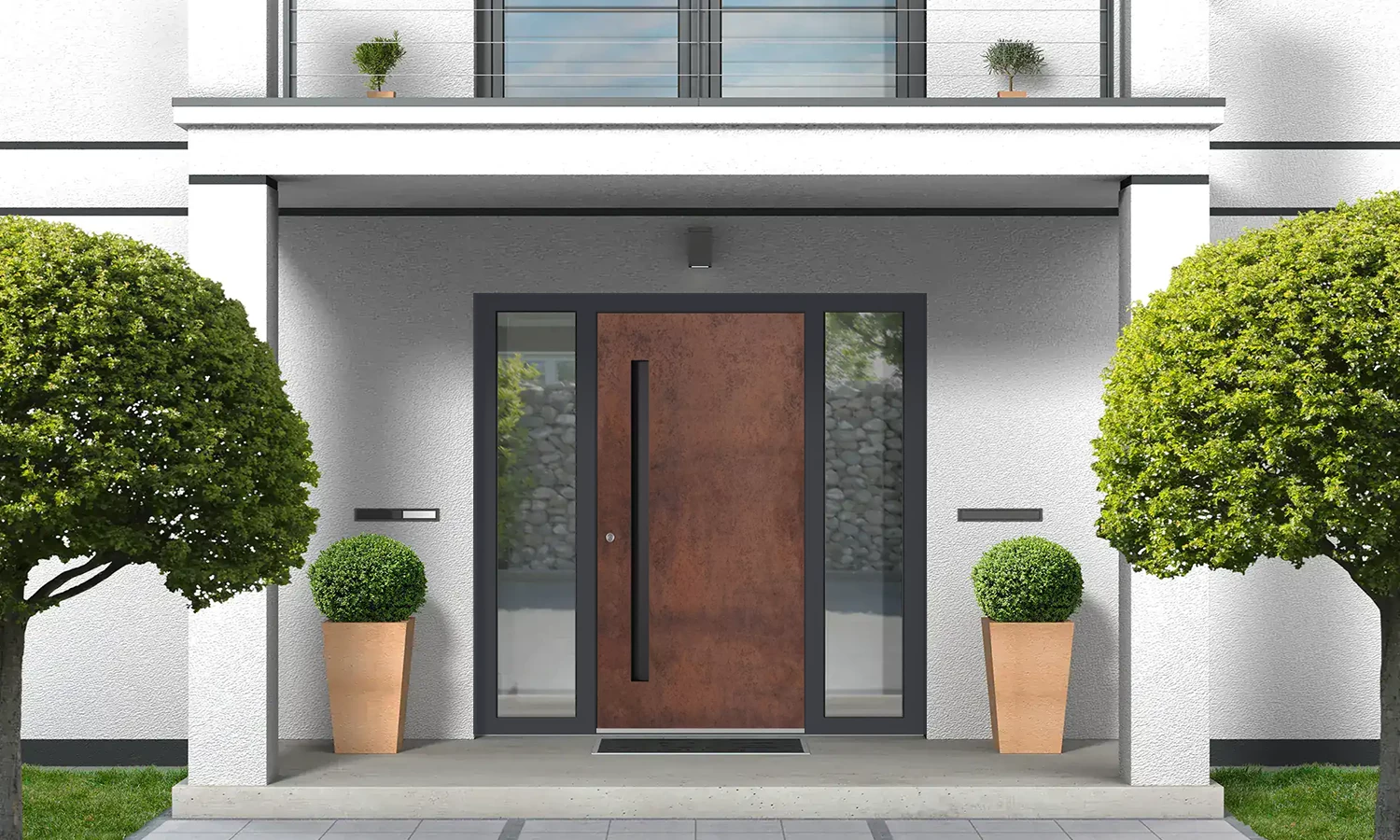 SK06 Corten 🏆 entry-doors models-of-door-fillings dindecor sk06-corten  