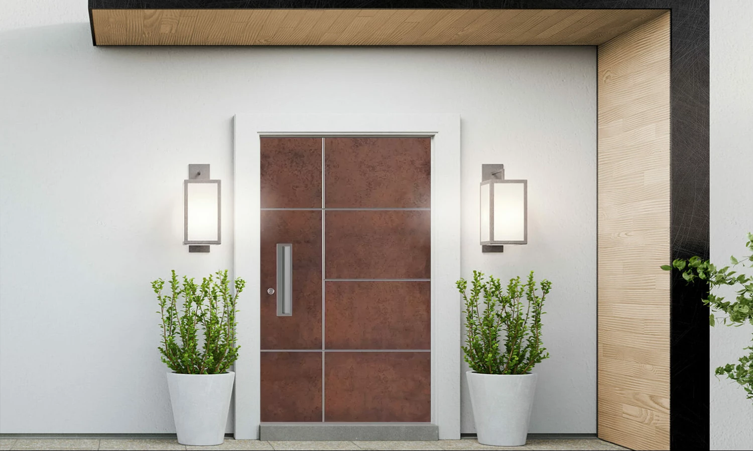 SK01 Corten 🏆 entry-doors models-of-door-fillings dindecor sk01-corten  