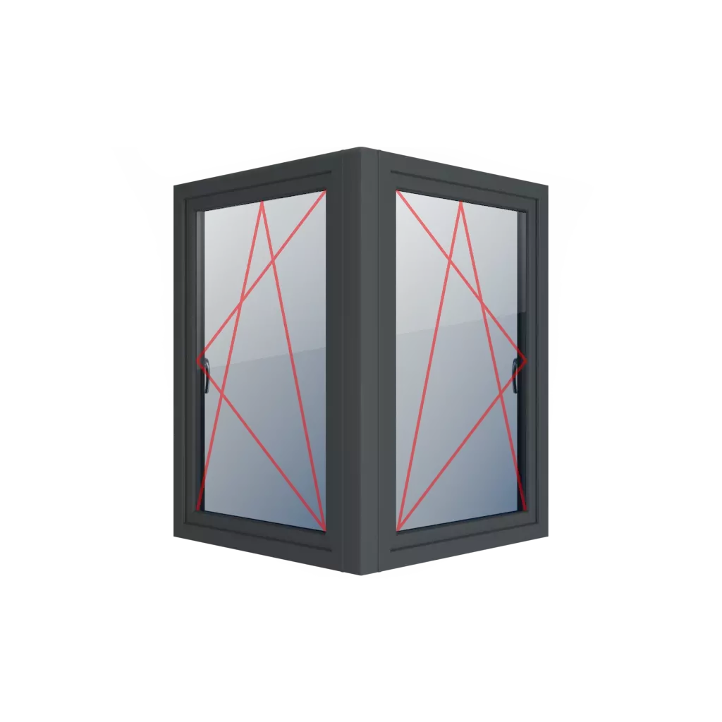 Tilt & turn left, right turn & tilt windows window-types corner standard  