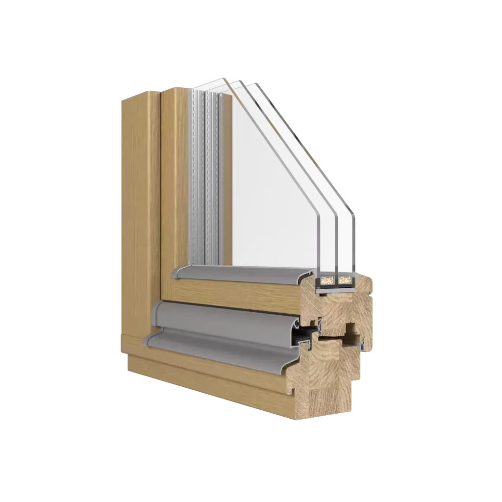 SOFT-LINE With aluminum overlay windows window-profiles cdm soft-line