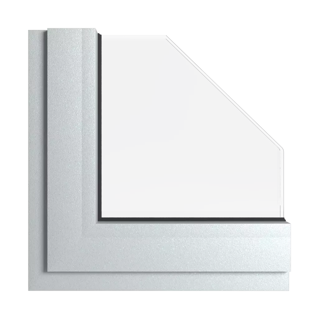 Silver gray windows window-colors aliplast-colors silver-gray-2 interior