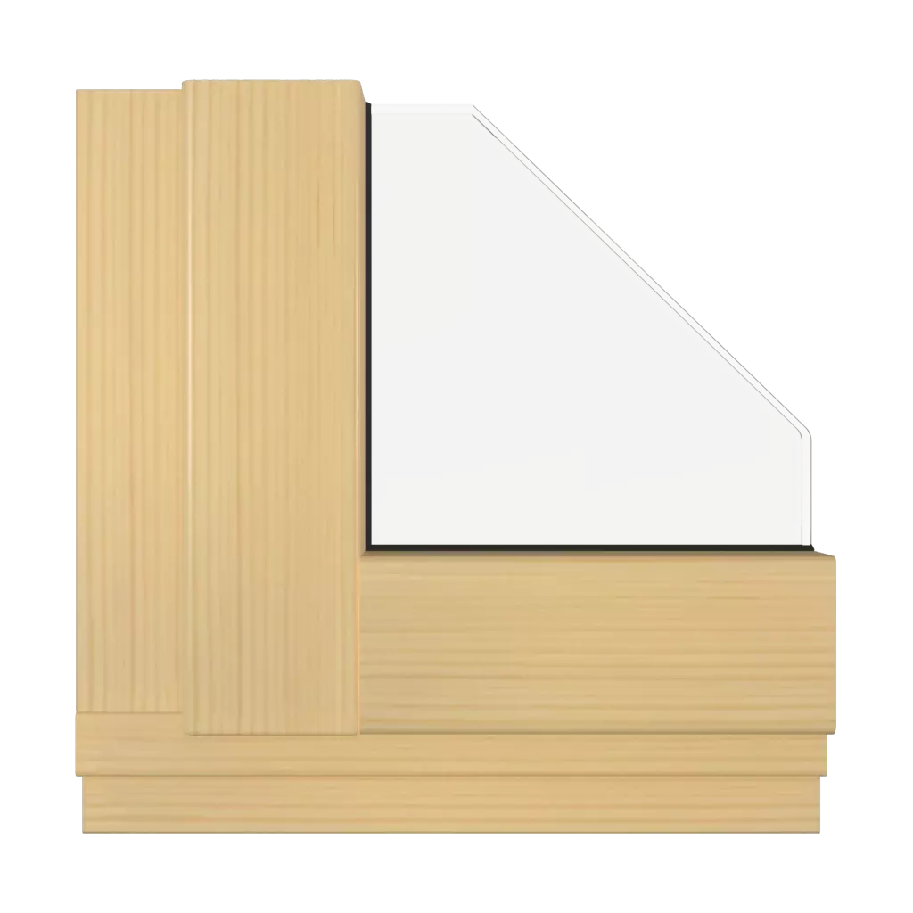 Clear lacquer windows window-colors colors cdm-aluminum-wood-pine-colors interior