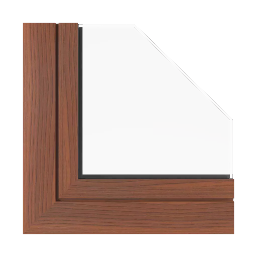 Dark cherry-1 windows window-profiles aluprof mb-60e-ei