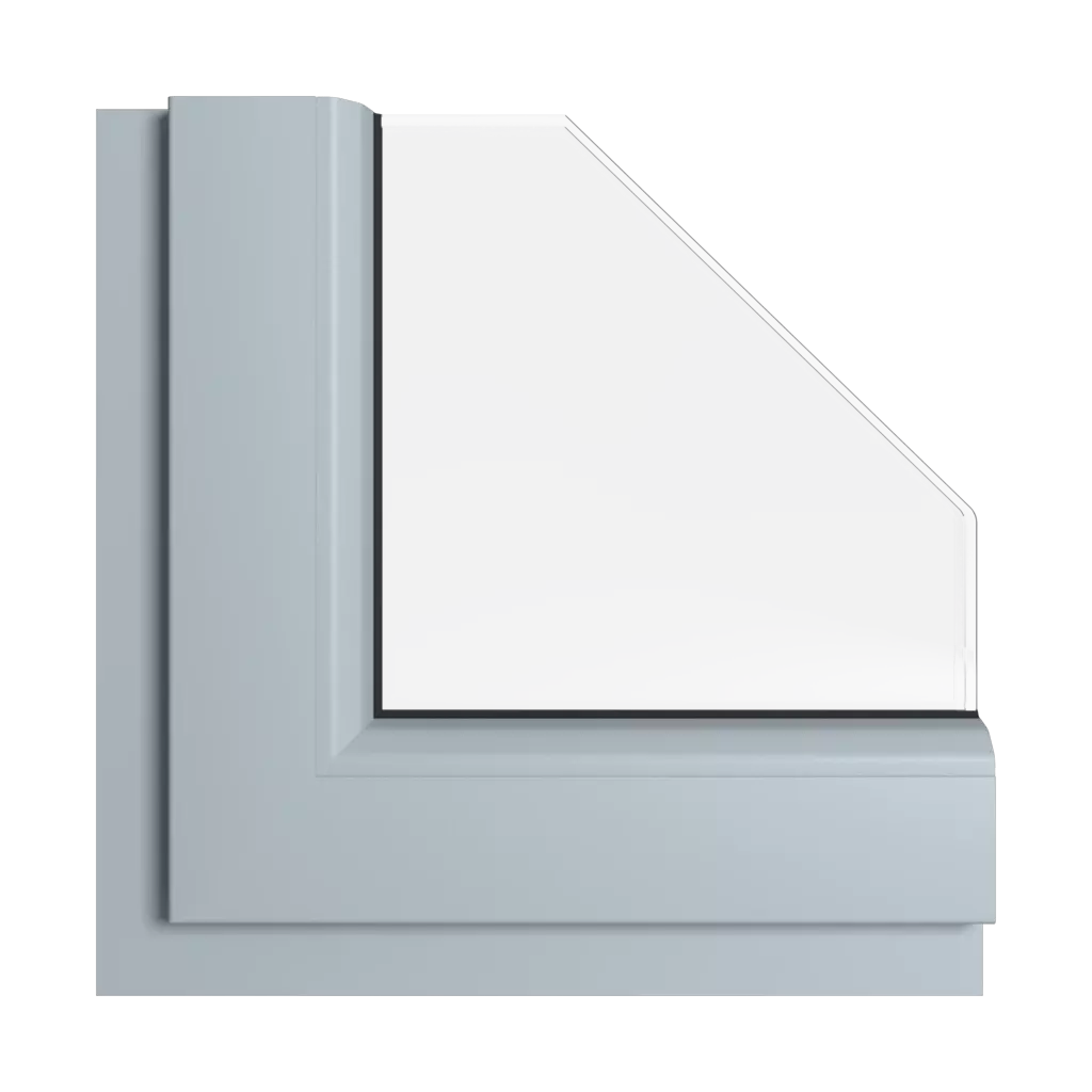 Gray smooth windows window-colors rehau-colors gray-smooth interior