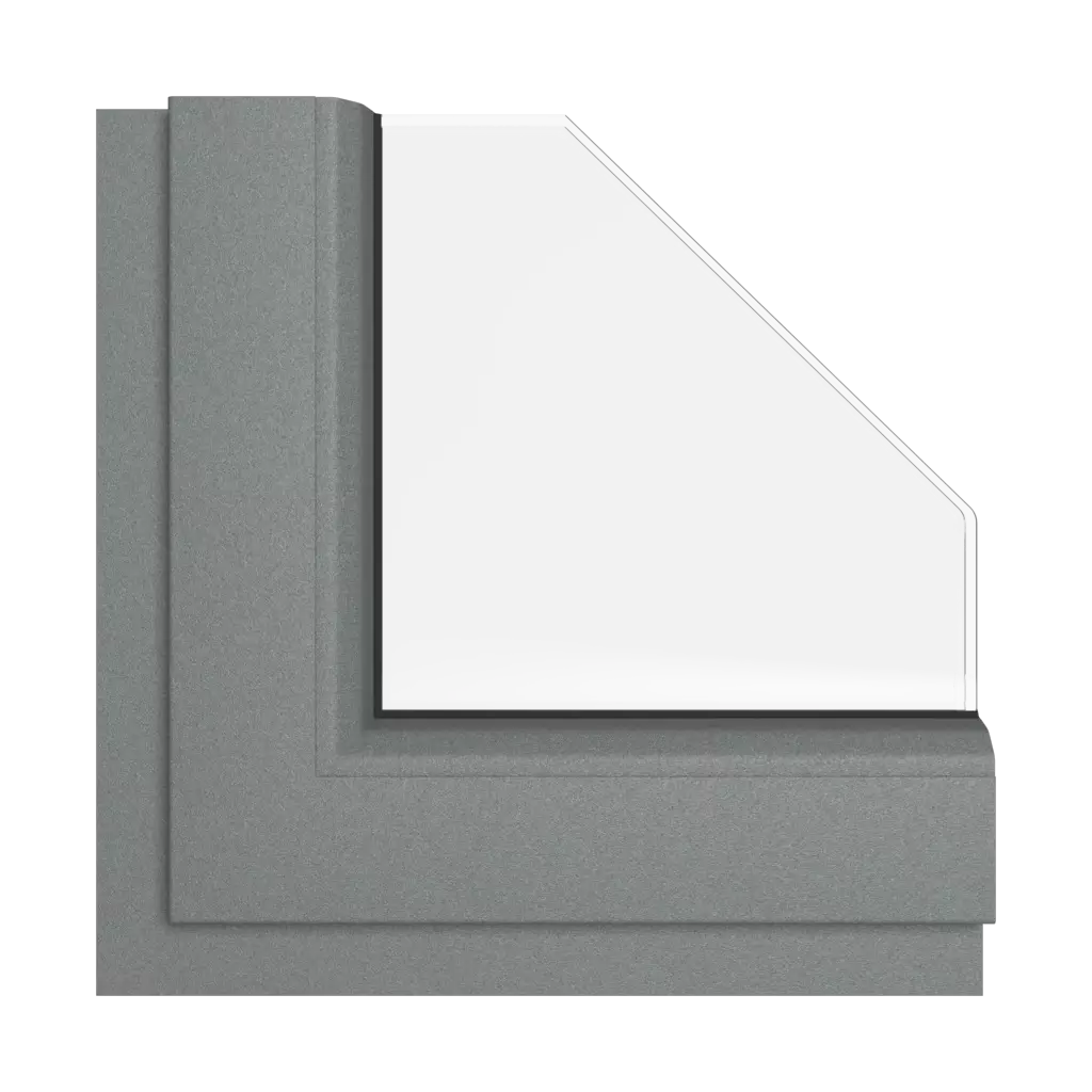 Basalt grey matt windows window-colors rehau-colors matte-basalt-gray interior